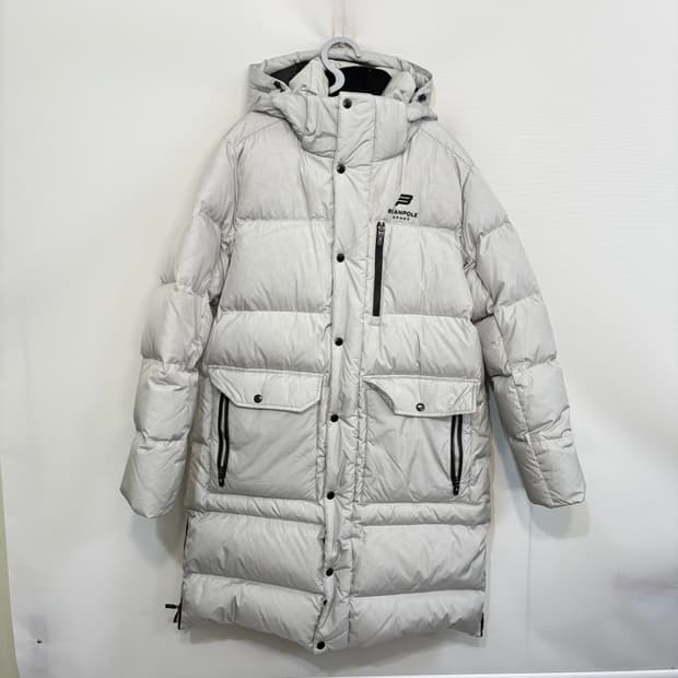 빈폴 남성 구스다운 롱패딩 100 