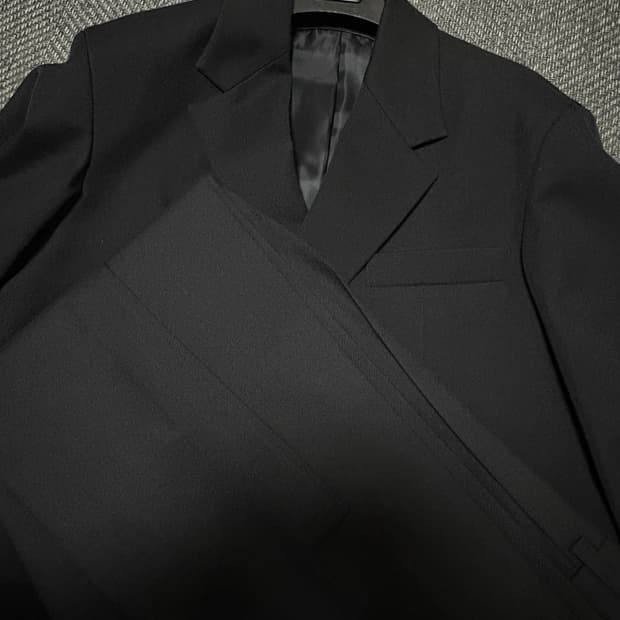 솔리드옴므 블랙 셋업