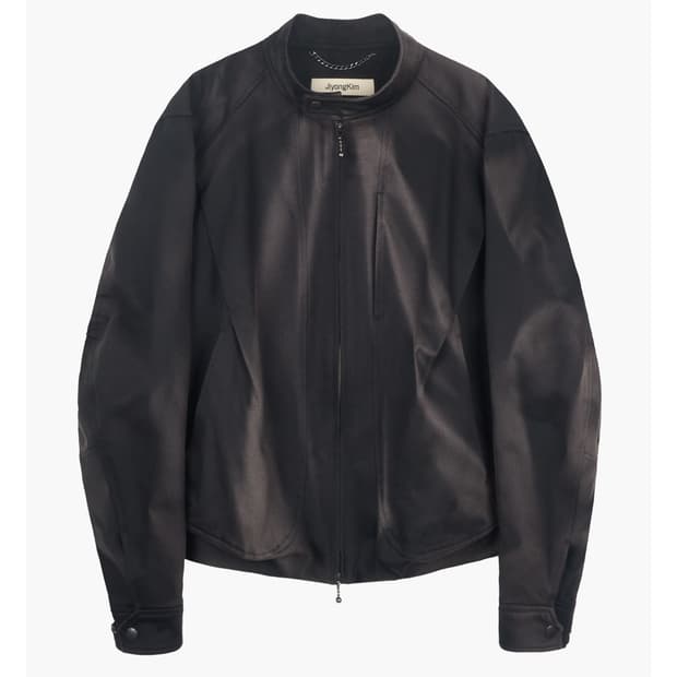 지용킴 25aw 바이커 자켓 L