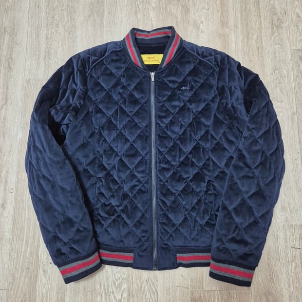 루이까스텔 남성 골프 모직 퀄팅자켓