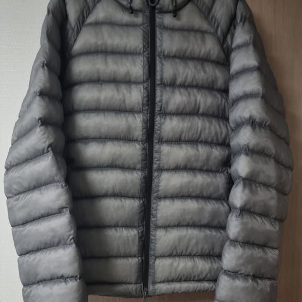 수아레 시어쉘 패딩 그레이