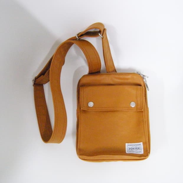 요시다 포터 프리스타일 숄더, 크로스백 카라멜색상