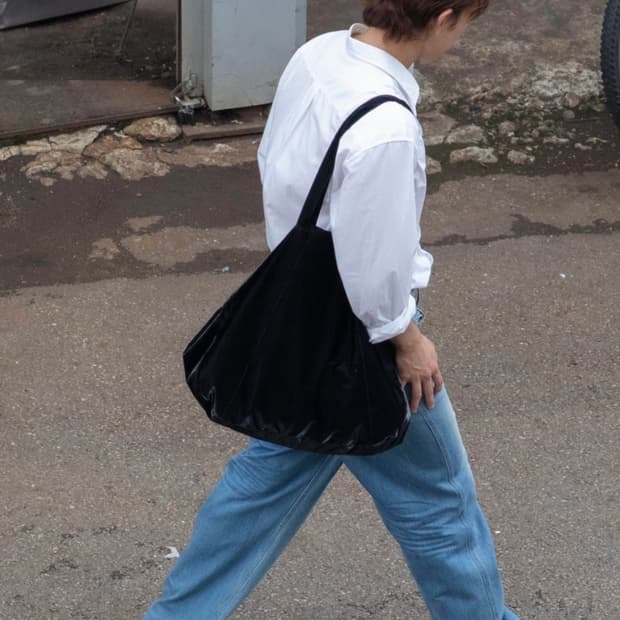 Hah archive 커버 숄더백 블랙