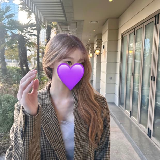 마르지엘라 시그니처 자수 하운드투스 체크 카멜 브라운 블레이져 자켓