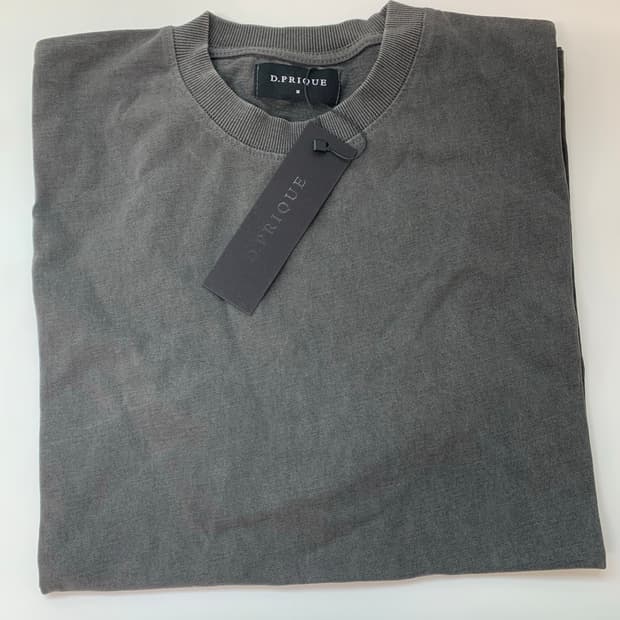 CLASSIC COTTON T-SHIRTS / WASHED BLACK