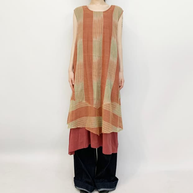 SARDIN 에스닉 레이어드 원피스
