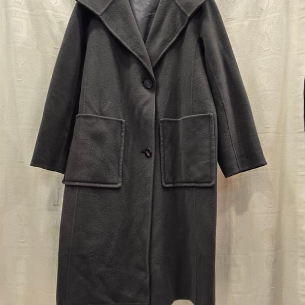 한섬 시스템 SYSTEM 모 캐시미어 혼방 롱 코트 55~66