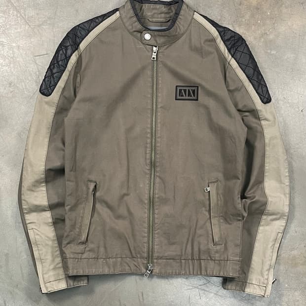 아르마니 익스체인지 바이커 자켓