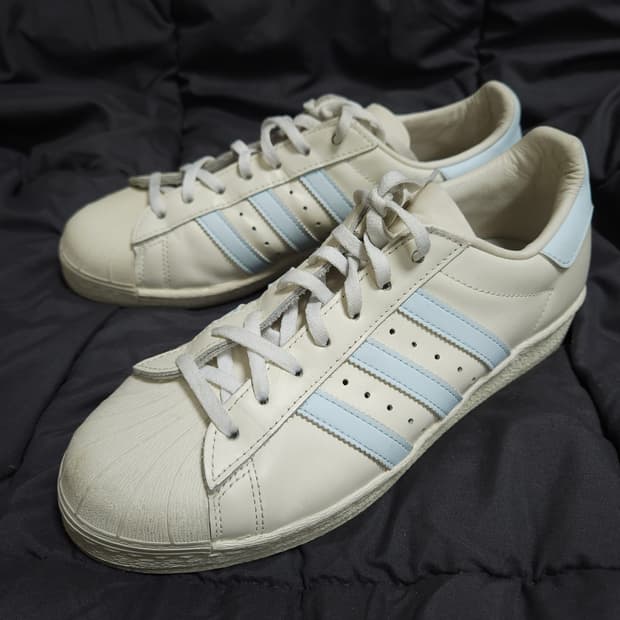 270 ) 아디다스 슈퍼스타82 클라우드 화이트 스카이 틴트