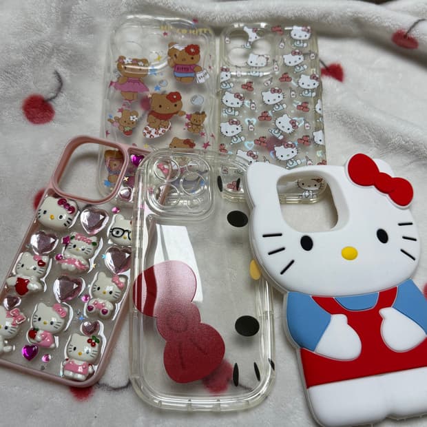 (15프로맥스) 헬로키티 폰케이스 모음 5개 묶음!