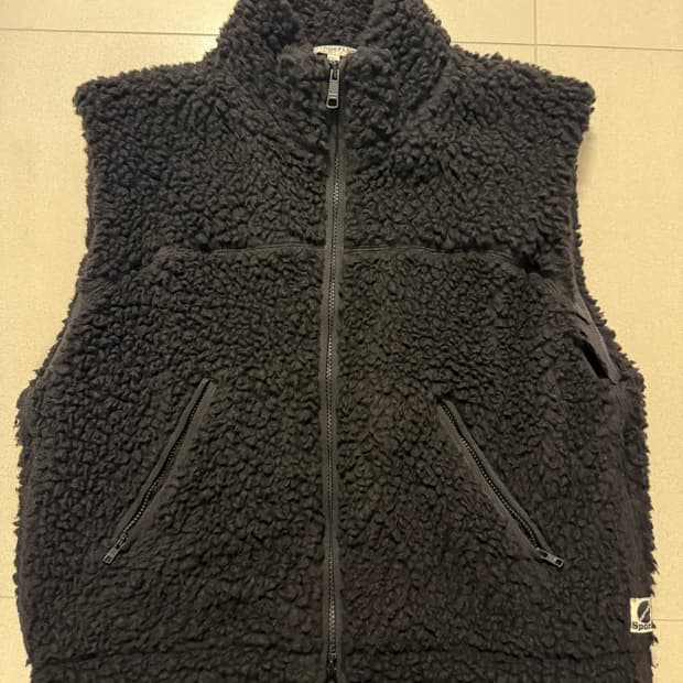 헤리티지플로스 플리스 베스트 블랙 L