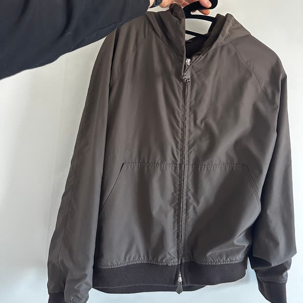 Hermes 캐시미어 라이닝 후드 집업 자켓 52