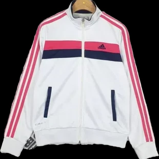 아디다스 핑 흰 져지