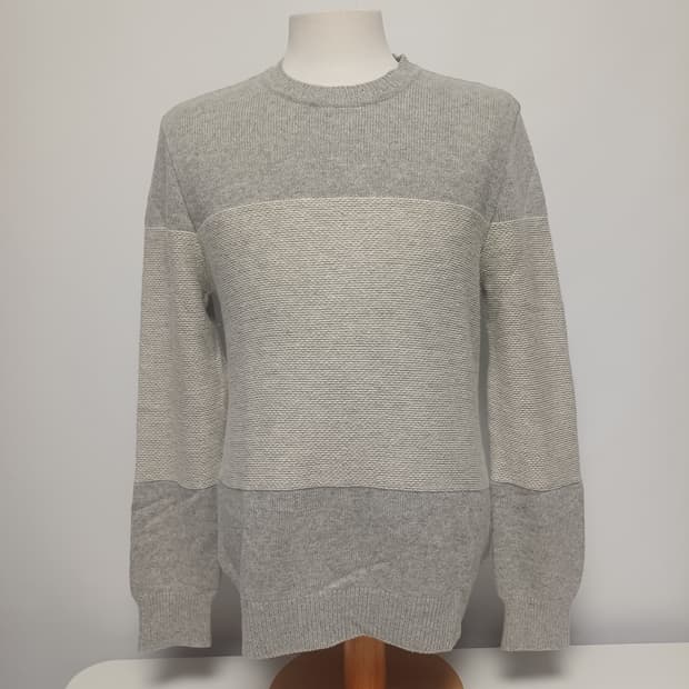 [100] 에피그램 캐시미어 블렌드 믹스 블록 니트