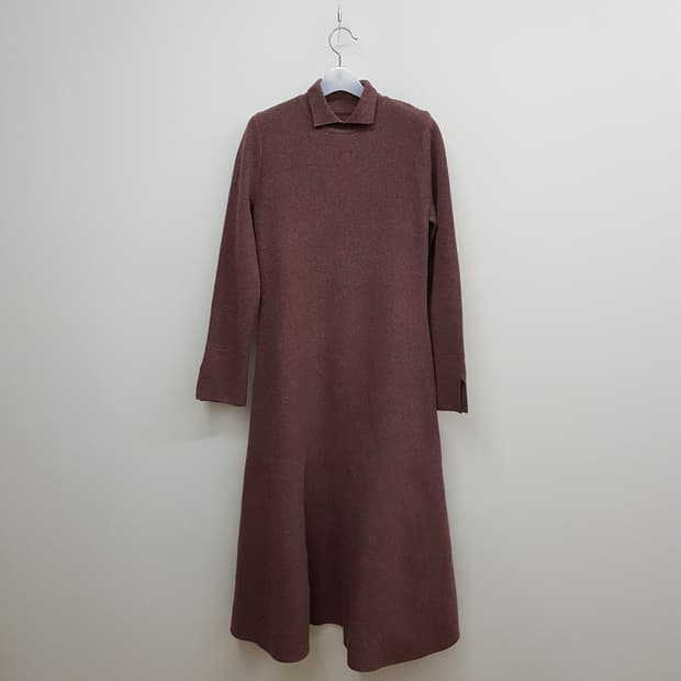 한섬 랑방 캐시미어 블렌드 니트 롱 원피스 F사이즈