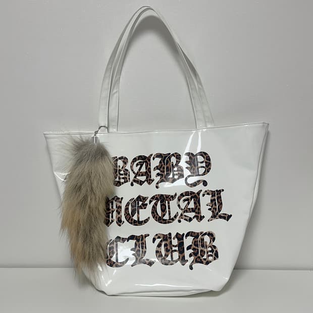 베이비메탈클럽 에나멜 백 화이트