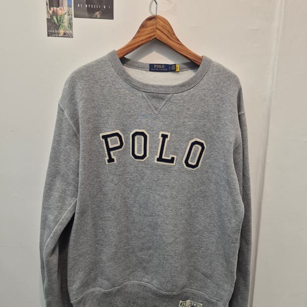 폴로 랄프로렌 맨투맨  회색   L
