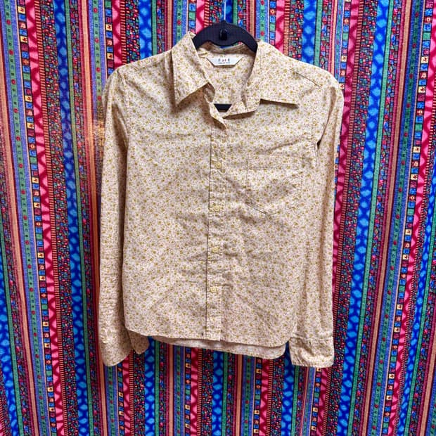 [빈티지] Fat E 잔꽃 셔츠