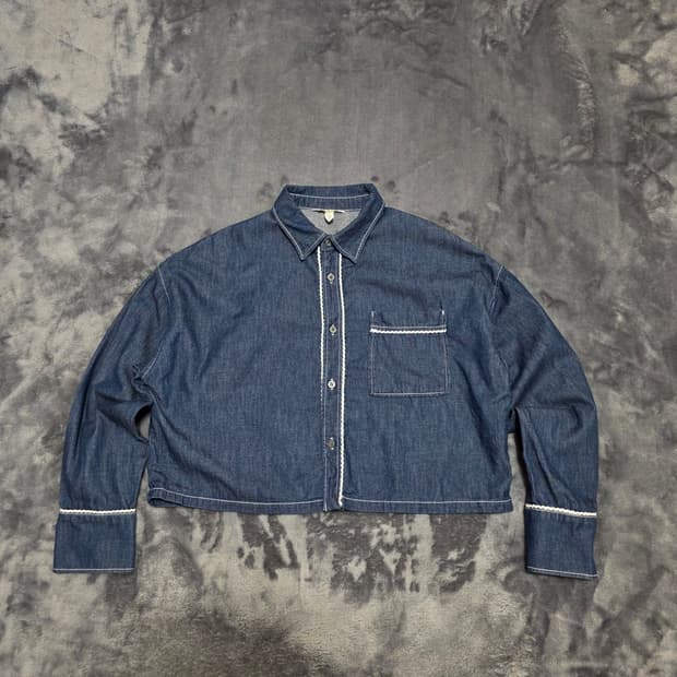 (M)여성 H&M 데님 셔츠