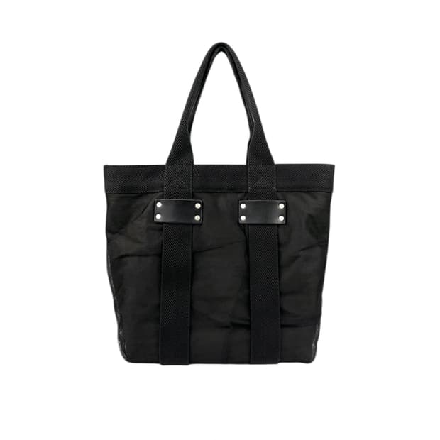 layered see-through tote bag