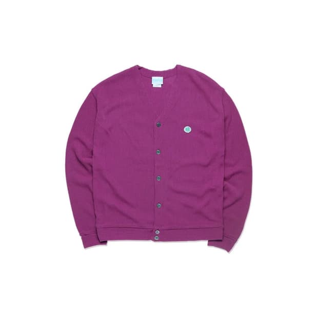 페얼스 ACRYLIC CARDIGAN MAGENTA