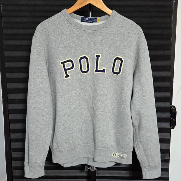 [폴로 랄프로렌] 아플리케 로고 맨투맨 | 00137