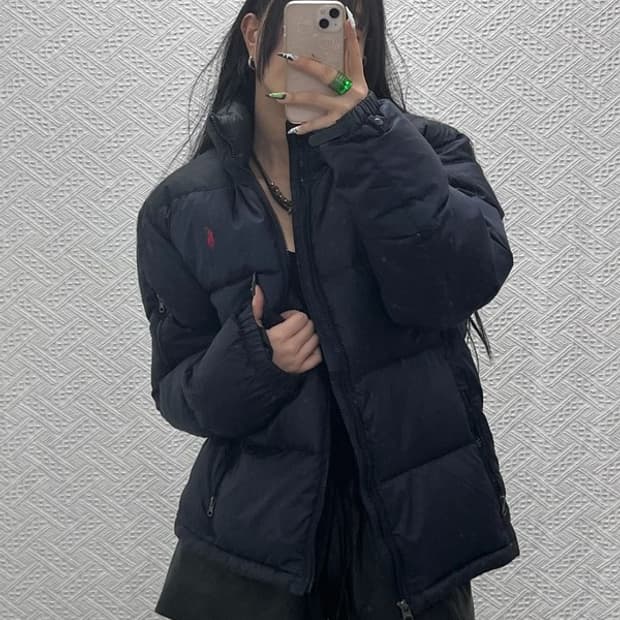 폴로 랄프로렌 모던 캐주얼 시크 다운 패딩 M C08565