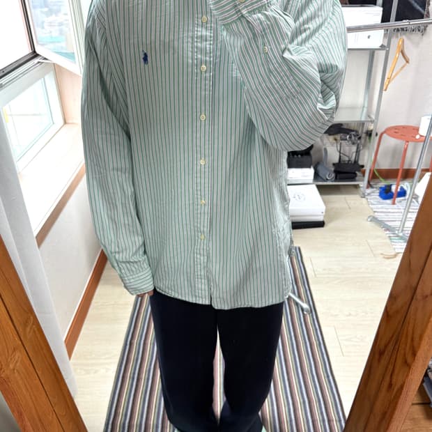 xxl 폴로 스트라이프 셔츠