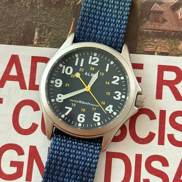 Seiko 세이코 ALBA 필드 기어 1990