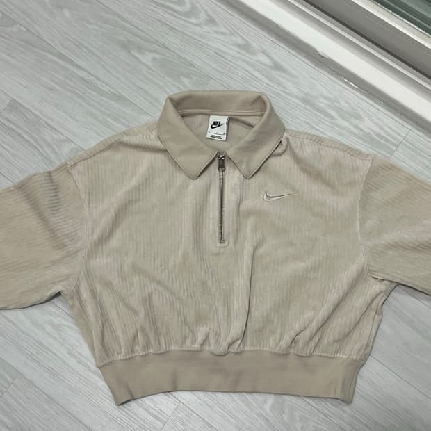 나이키 벨루어 탑집업