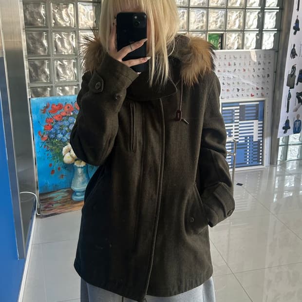 BEAMS HOODED FUR WOOL MODS 