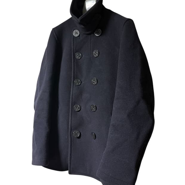 꼼데가르송 옴므 비조 디테일 피코트