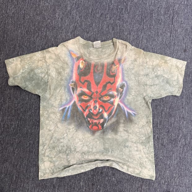 90s Star Wars 다스 몰 빈티지 티셔츠