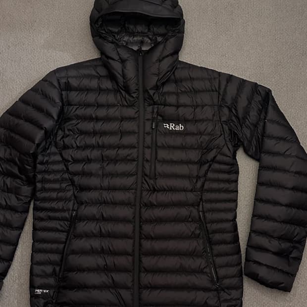 랩 마이크로라이트 앙파인 자켓 블랙