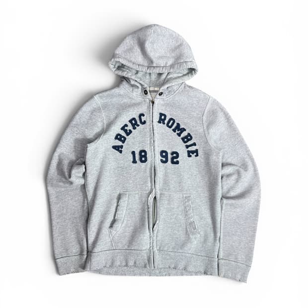 아베크롬비 핏치 Abercrombie Fitch 후드집업 그레이 M