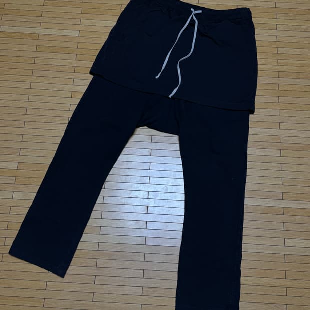 릭오웬스 스커트 배기 팬츠