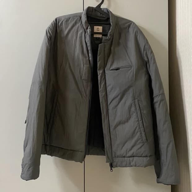 폴리테루 패디드 점퍼 그레이 2 사이즈