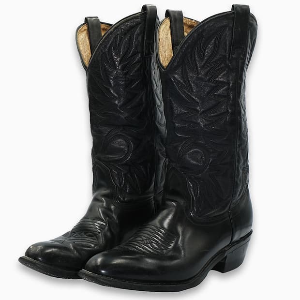 빈티지 저스틴 웨스턴 레더 부츠 9D(270)사이즈 BT27003