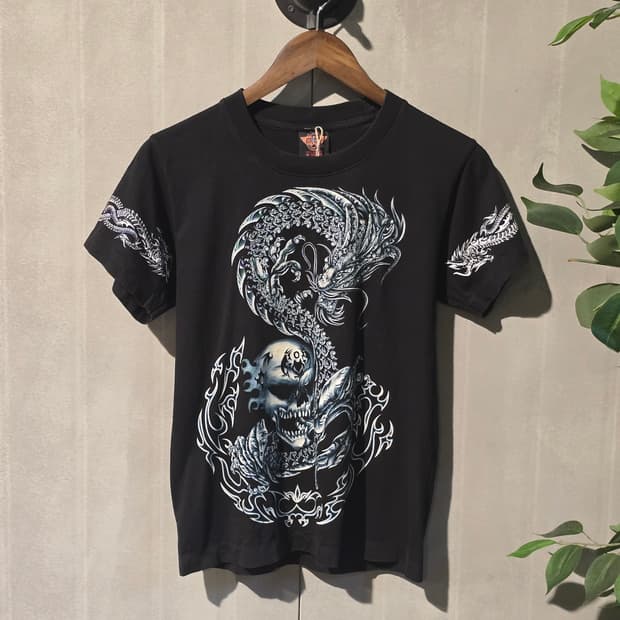 ROCK EAGLE 빈티지 반팔셔츠