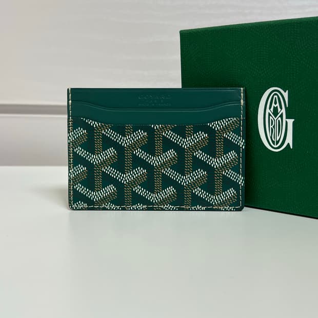 [정품] 새상품급 / 고야드 생쉴피스 카드지갑 그린