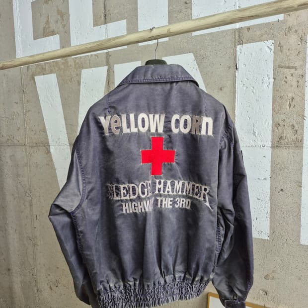yellow corn (옐로우우콘) 워싱 자켓