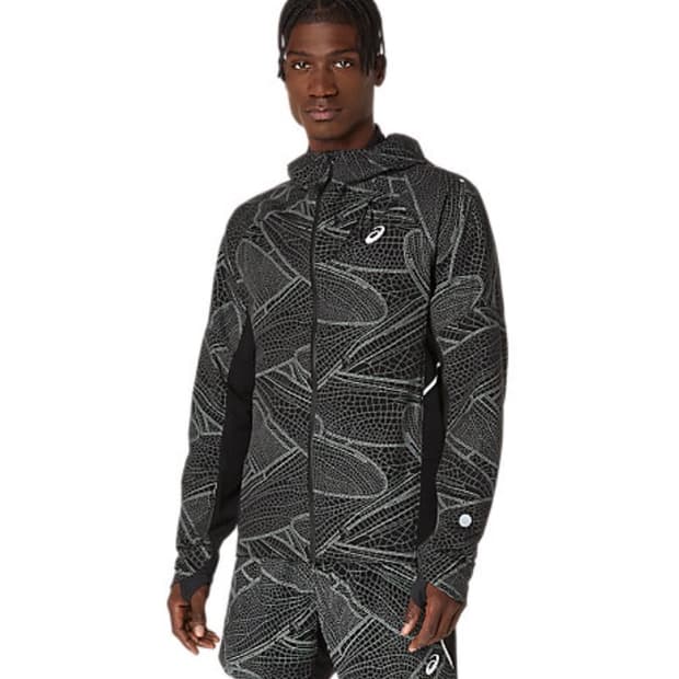 (L) 아식스 맨 리미티드 시리즈 라이트쇼 자켓 퍼포먼스 블랙