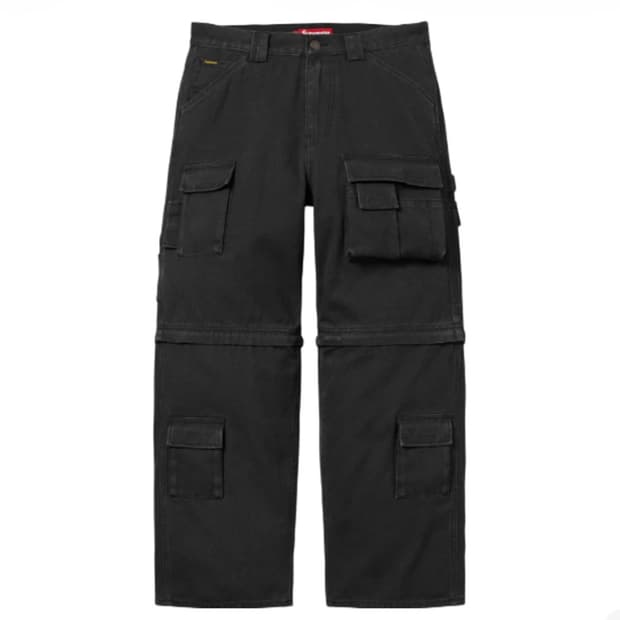 슈프림 집 오프 유틸리티 팬츠 블랙 30