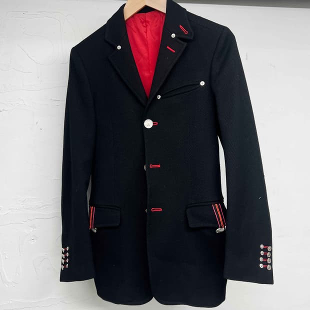 베르사체 나폴레옹 디테일 자켓