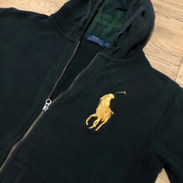 폴로 빅포니 후드집업