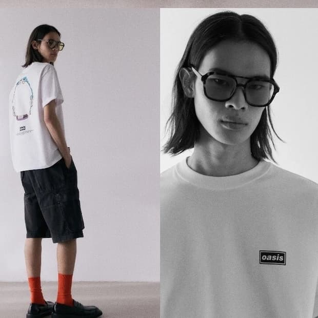 미개봉신품) 오아시스 x h&m 루즈핏 티셔츠 M