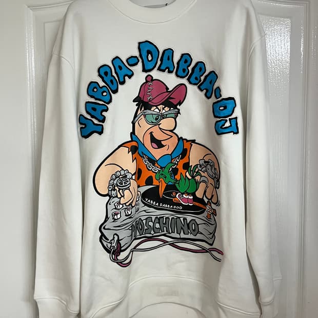 새상품)모스키노 프레드 플린스톤 맨투맨