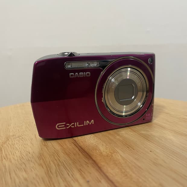 카시오 엑슬림 z2300 ex-z2300 자주색