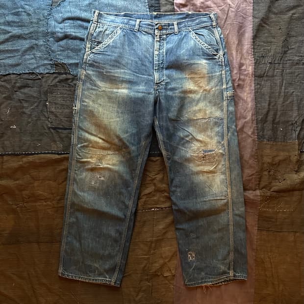 60s USA LEE 리 Boss of the Road 11z 데님 팬츠