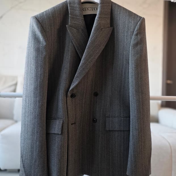 렉토 브로큰 헤링본 더블 자켓 M(준신품) 팝니다.